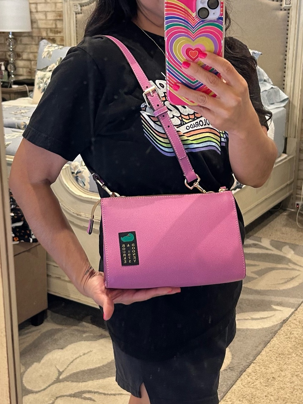 Authentic Dooney & Bourke Alpine Janine Crosssbody/Shouder Bag - Picture 8 of 11
